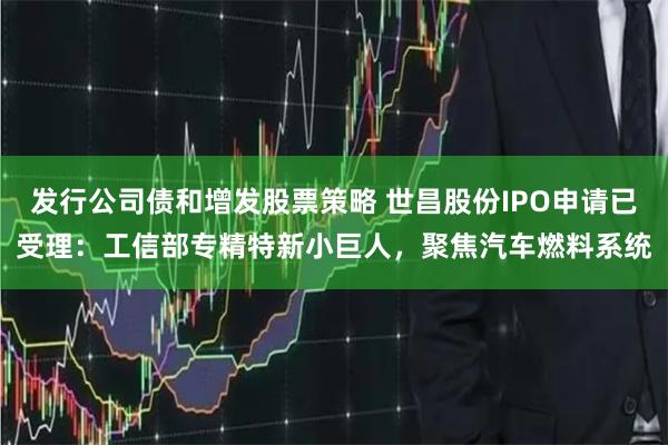 发行公司债和增发股票策略 世昌股份IPO申请已受理：工信部专精特新小巨人，聚焦汽车燃料系统